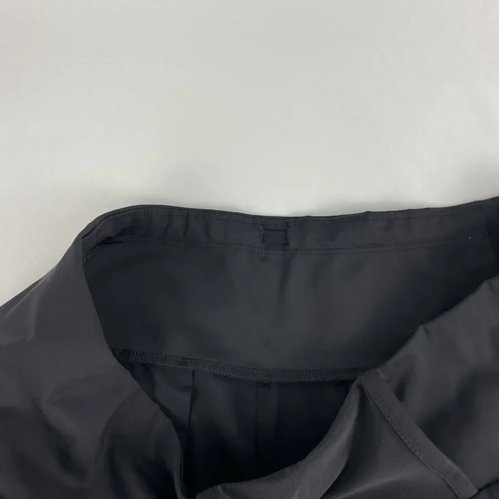 Athleta Ascender Athletic Active Running Shorts Black 406749 Size 10 NICE